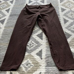 Brown Yoga capri Pants lululemon